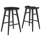 Modway EEI-6739 Saville Backless Wood Counter Stools Set of 2
