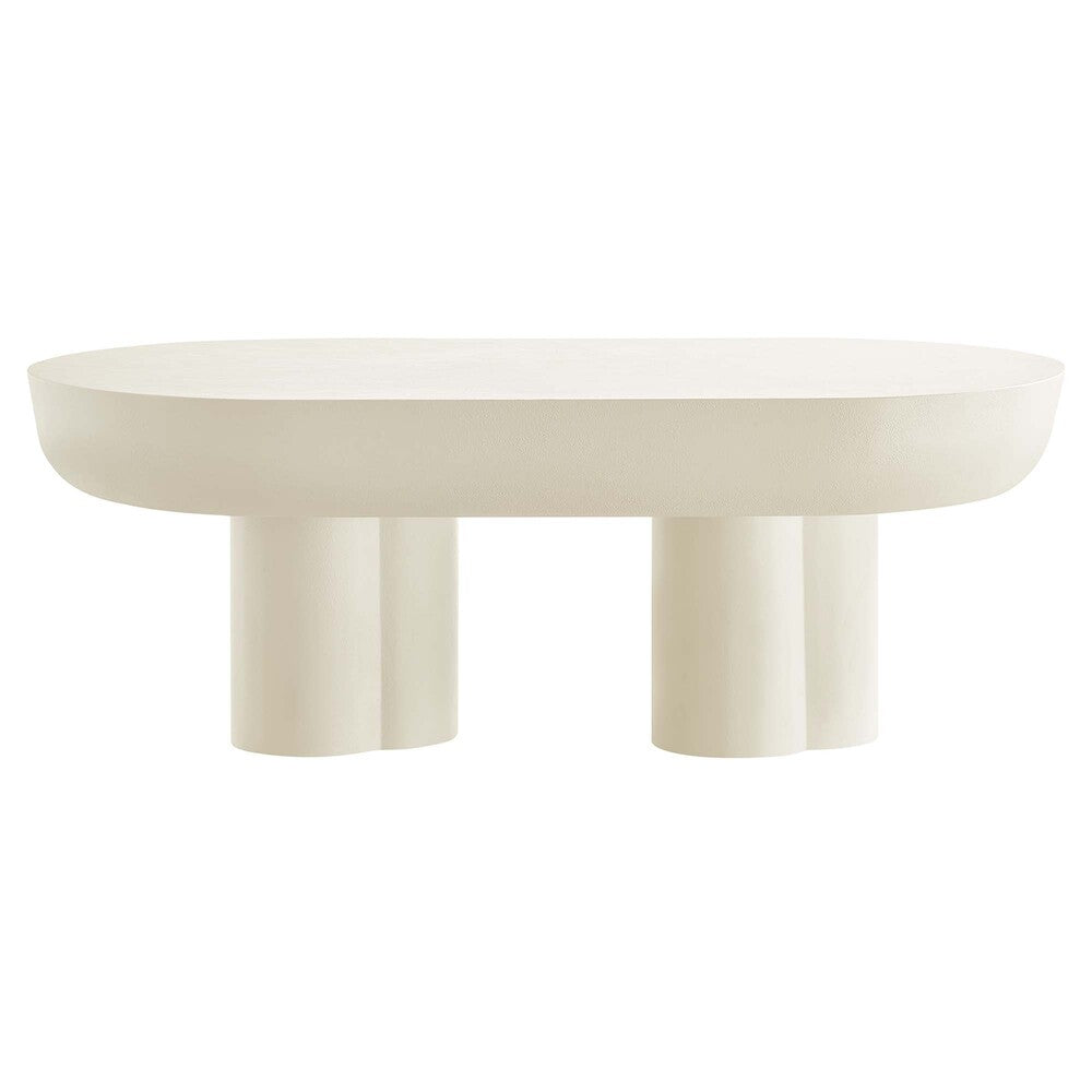 Modway EEI-6763 Caspian Oval Concrete Coffee Table
