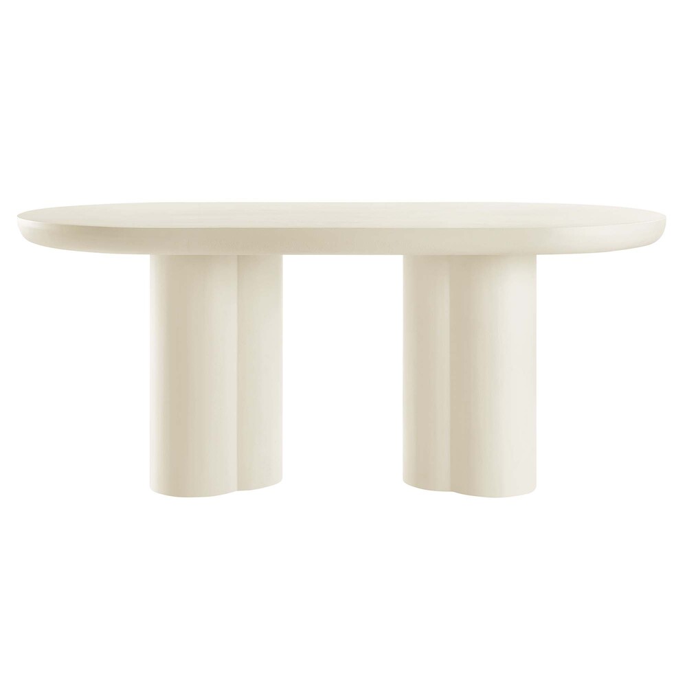 Modway EEI-6764 Caspian 72" Oval Concrete Dining Table