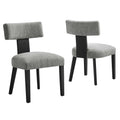 Modway EEI-6777 Nalani Fabric Upholstered Dining Chairs Set of 2