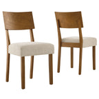 Modway EEI-6804 Pax Wood Dining Side Chairs Set of 2