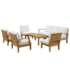 Modway EEI-1479 Marina 8 Piece Outdoor Patio Teak Set