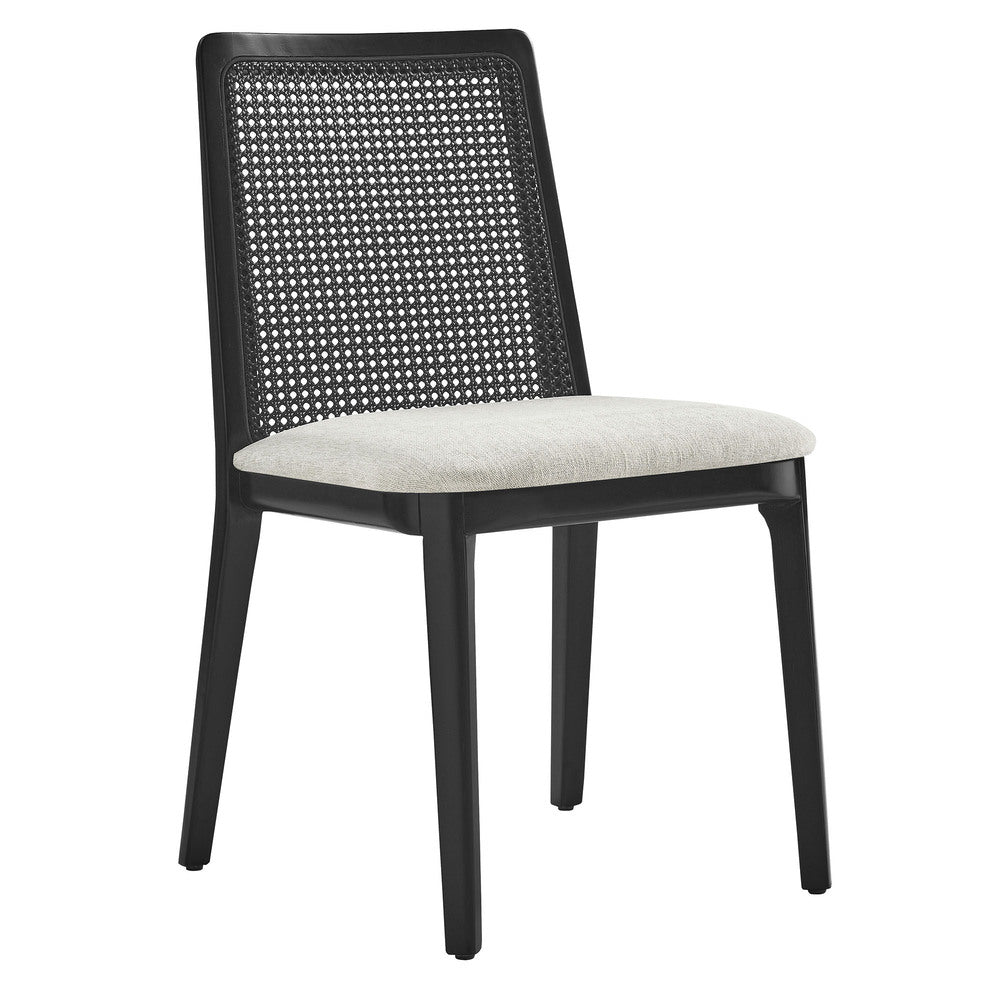 Modway EEI-6843 Monarch Wood and Rattan Dining Side Chair