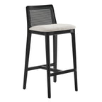 Modway EEI-6846 Monarch Wood and Rattan Bar Stool