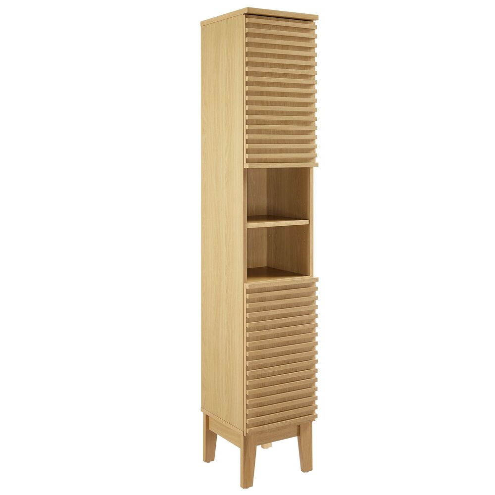 Modway EEI-6851 Render Tall Narrow Bathroom Storage Cabinet