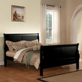 ACME 19497EK Louis Philippe III Eastern King Bed, Black (1Set/2Ctn)