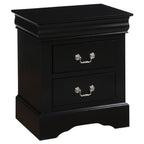 ACME 19503 Louis Philippe III Nightstand, Black