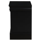 ACME 19503 Louis Philippe III Nightstand, Black