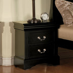 ACME 19503 Louis Philippe III Nightstand, Black