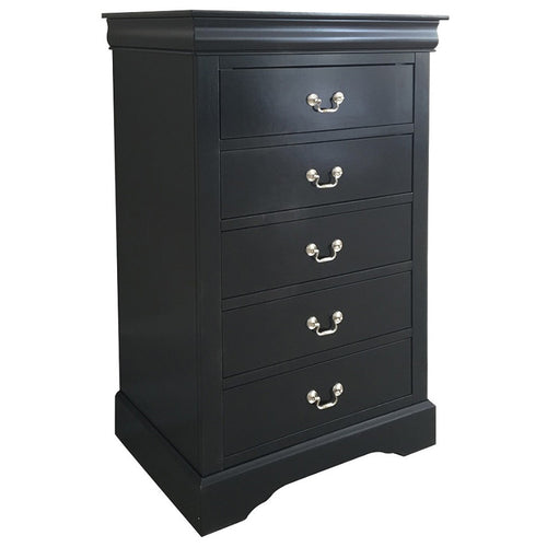 ACME 19506 Louis Philippe III Chest, Black