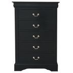 ACME 19506 Louis Philippe III Chest, Black