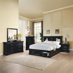 ACME 19506 Louis Philippe III Chest, Black