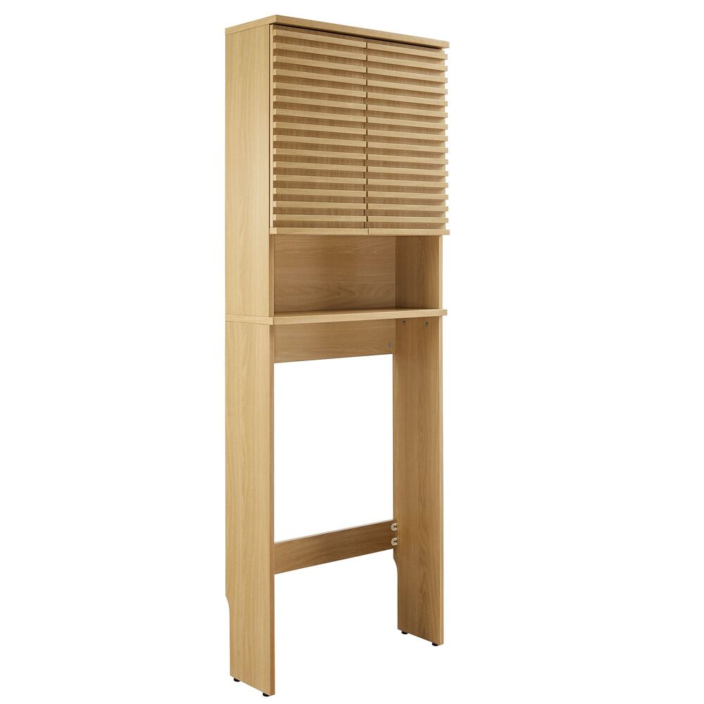 Modway EEI-6853 Render Over the Toilet Bathroom Storage Cabinet