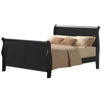 ACME 19510T Louis Philippe III Twin Bed, Black (1Set/2Ctn)