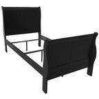 ACME 19510T Louis Philippe III Twin Bed, Black (1Set/2Ctn)