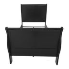 ACME 19510T Louis Philippe III Twin Bed, Black (1Set/2Ctn)