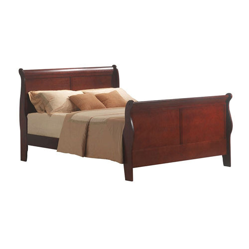 ACME 19517EK Louis Philippe III Eastern King Bed, Cherry (1Set/2Ctn)