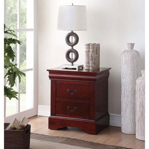 ACME 19523 Louis Philippe III Nightstand, Cherry