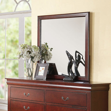 ACME 19524 Louis Philippe III Mirror, Cherry