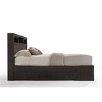 ACME 19557EK Madison II Eastern King Bed with Storage, Espresso (1Set/3Ctn)