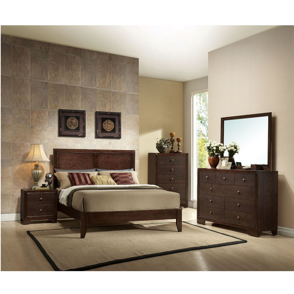ACME 19564CK Madison California King Bed, Espresso (1Set/2Ctn)
