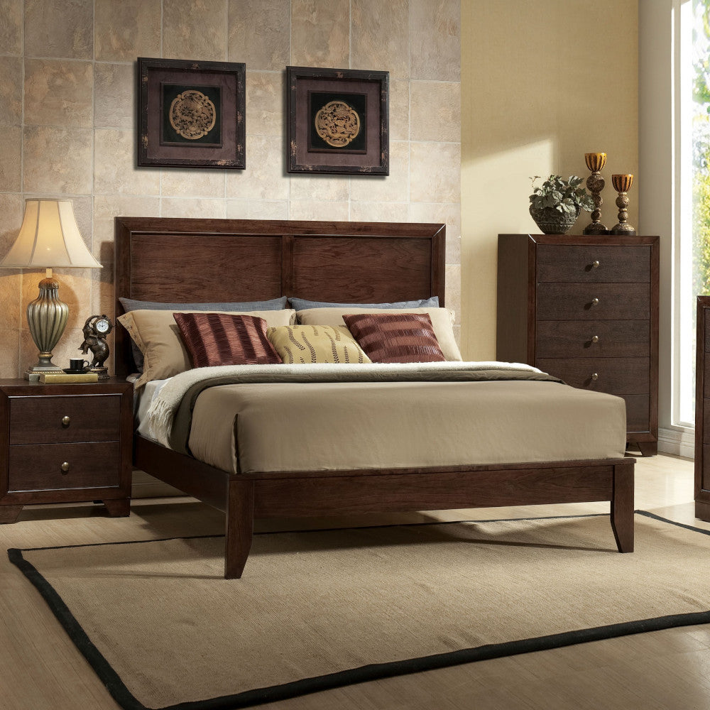 ACME 19567EK Madison Eastern King Bed, Espresso (1Set/2Ctn)