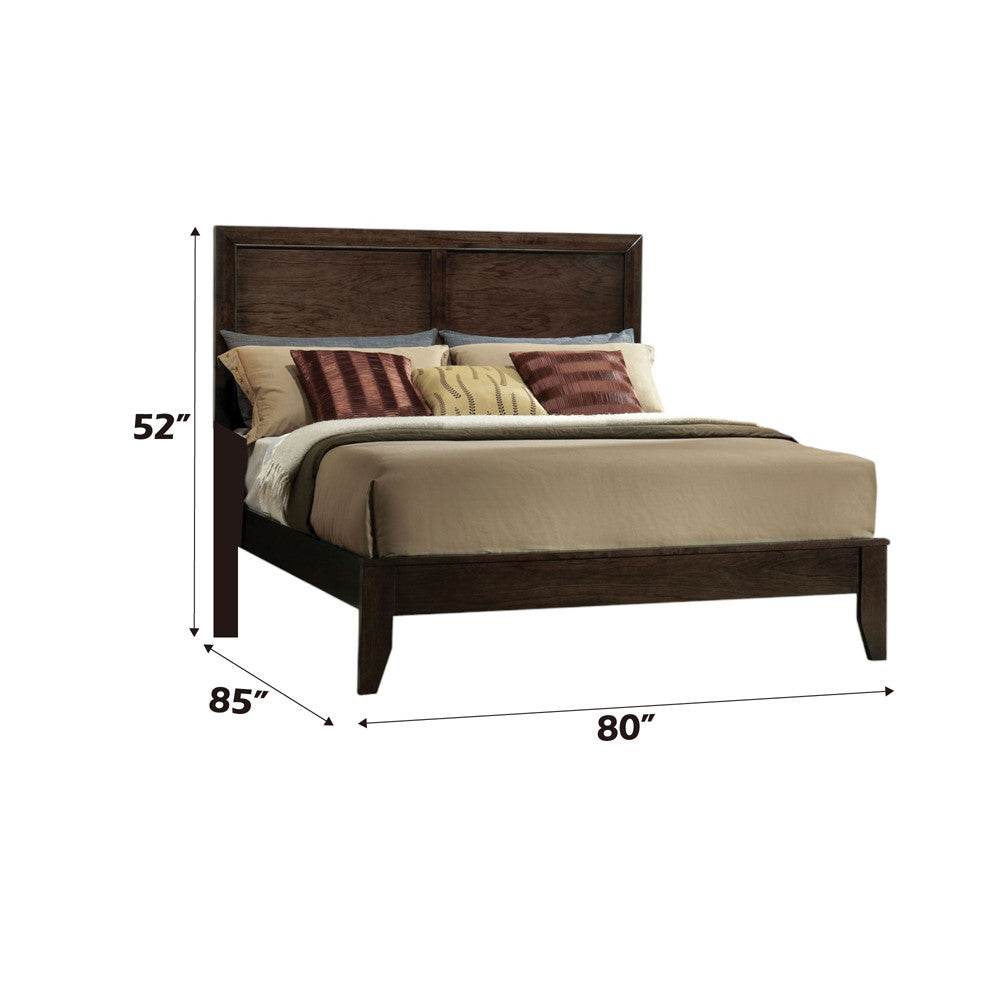 ACME 19567EK Madison Eastern King Bed, Espresso (1Set/2Ctn)