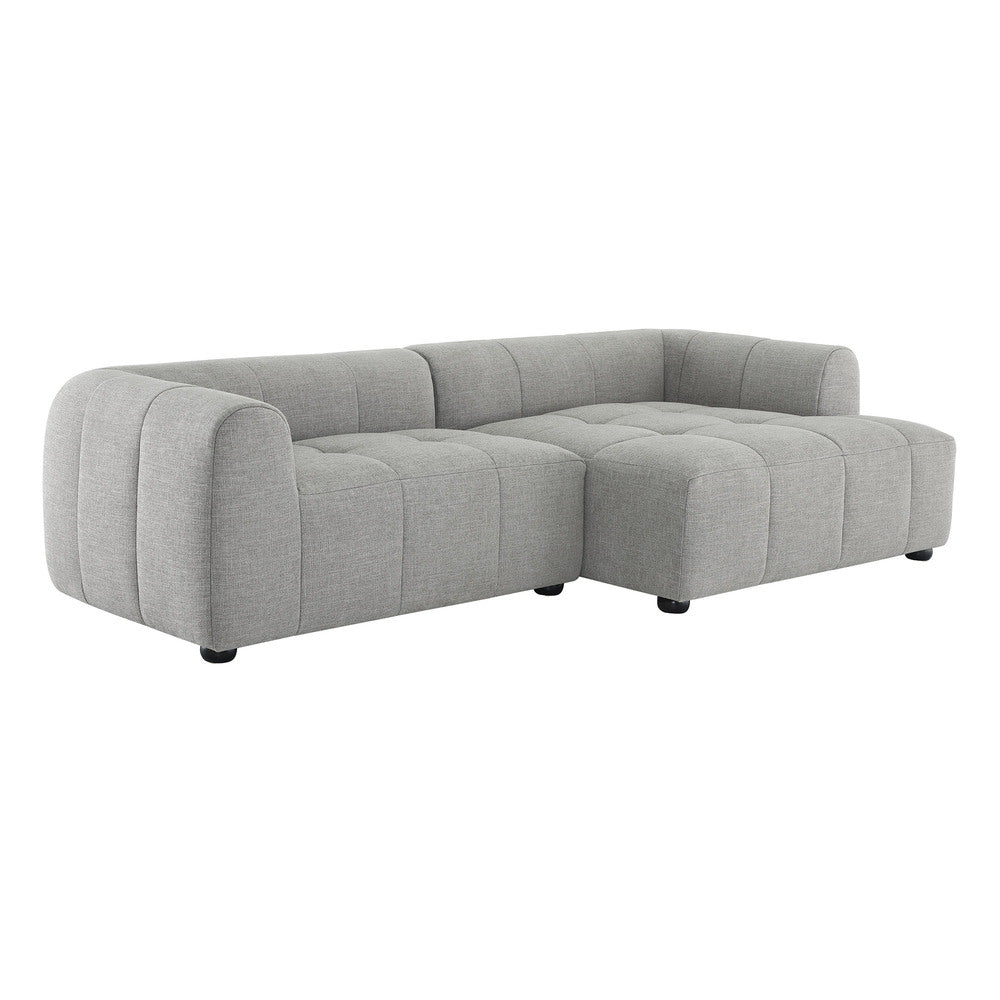 Modway EEI-6869 Liana Right-Facing Upholstered Fabric Modular Sofa with Chaise