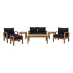 Modway EEI-1486 Marina 7 Piece Outdoor Patio Teak Set