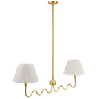 Modway EEI-6874 Wave Squiggle 2-Arm Pendant Light