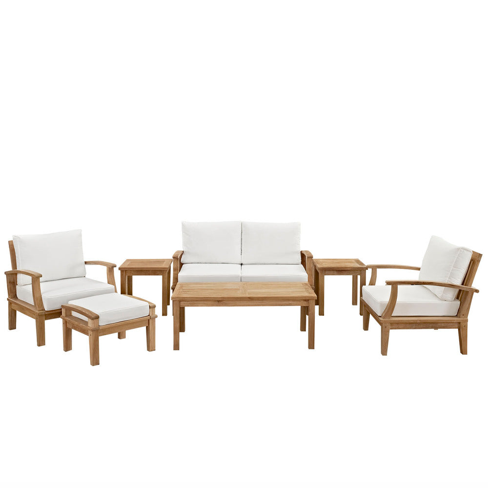 Modway EEI-1486 Marina 7 Piece Outdoor Patio Teak Set