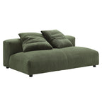 Modway EEI-6890 Solace Modular Corduroy Upholstered Armless Loveseat