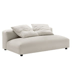 Modway EEI-6891 Solace Modular Upholstered Fabric Armless Loveseat