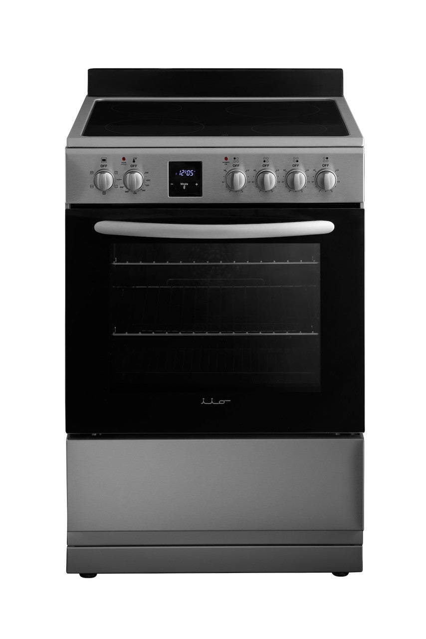 iio Professional Series Electric 4 Burner Stovetop And Oven Range - 24 Inch