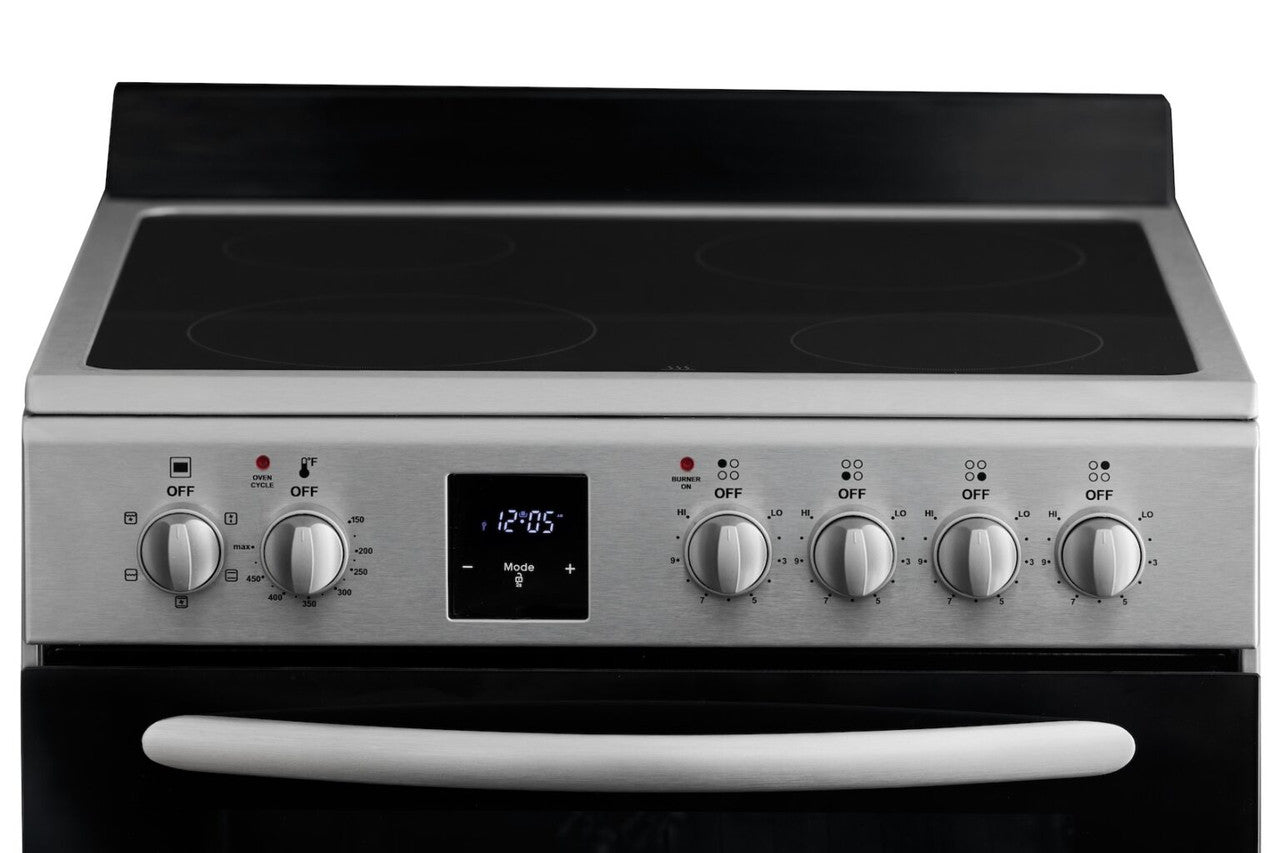 iio Professional Series Electric 4 Burner Stovetop And Oven Range - 24 Inch