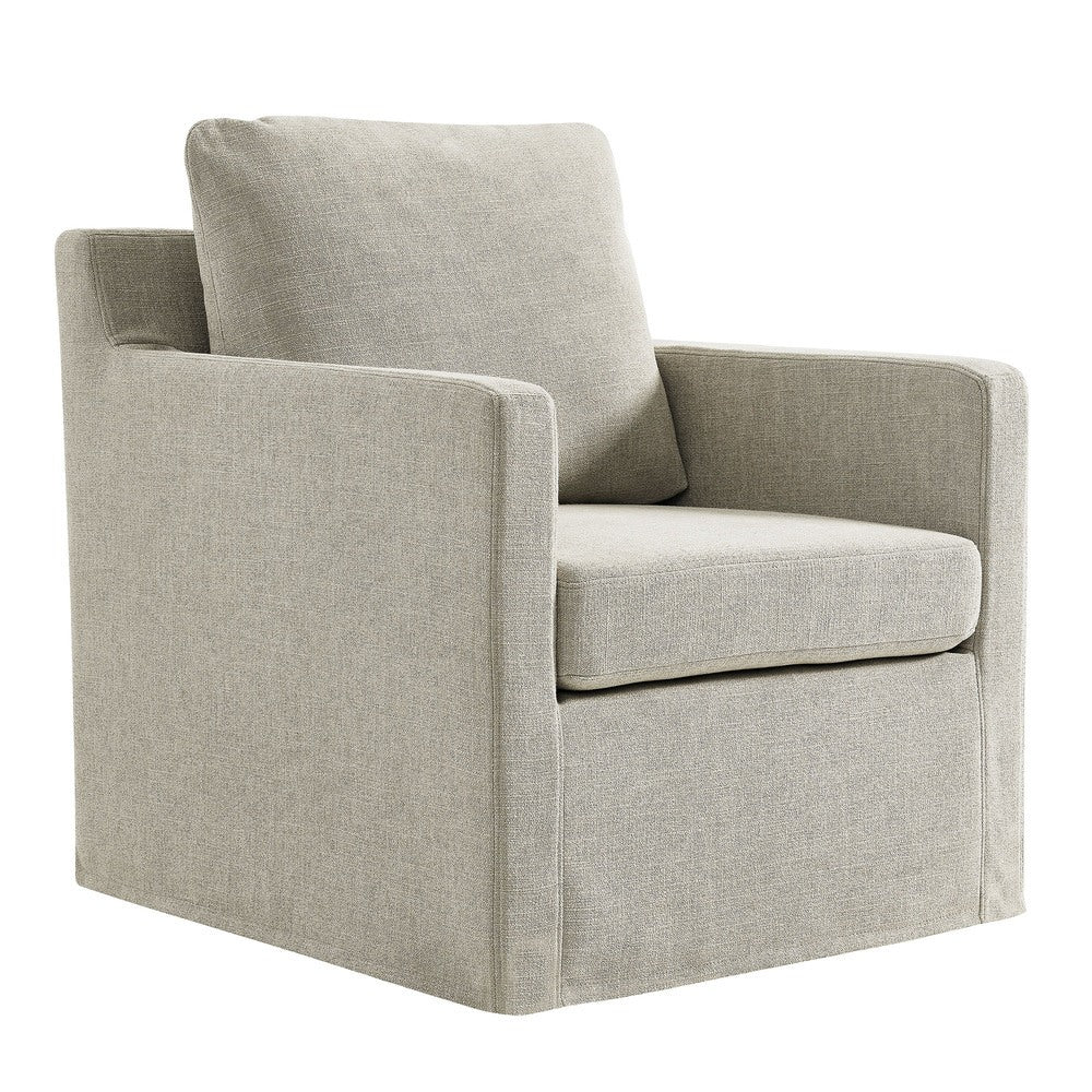Modway EEI-6910 Serene Fabric Slipcovered Swivel Armchair