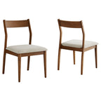 Modway EEI-6918 Solara Fabric Wood Dining Side Chairs Set of 2