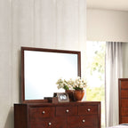 ACME 20404 Ilana Mirror, Brown Cherry