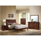 ACME 20404 Ilana Mirror, Brown Cherry