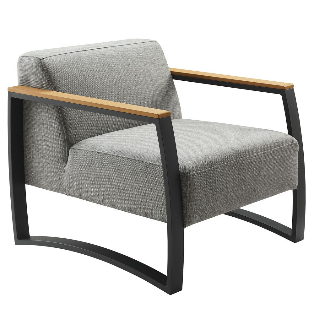 Modway EEI-6947 Sauve Outdoor Patio Aluminum and Fabric Armchair