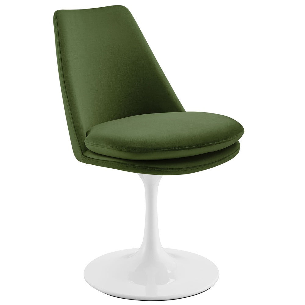 Modway EEI-6954 Lippa Swivel Dining Performance Velvet Side Chair