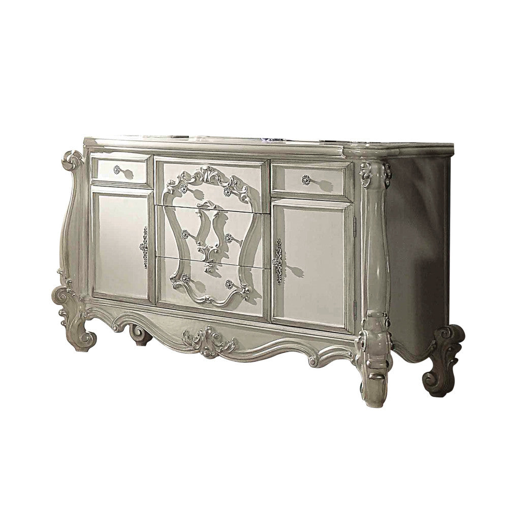 ACME 21135 Versailles Dresser, Bone White  1