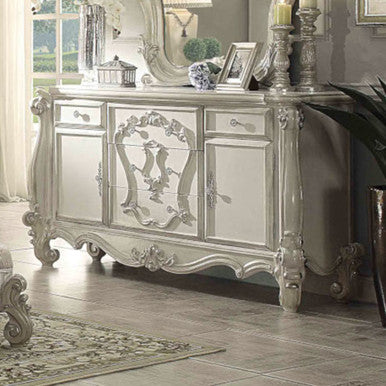 ACME 21135 Versailles Dresser, Bone White