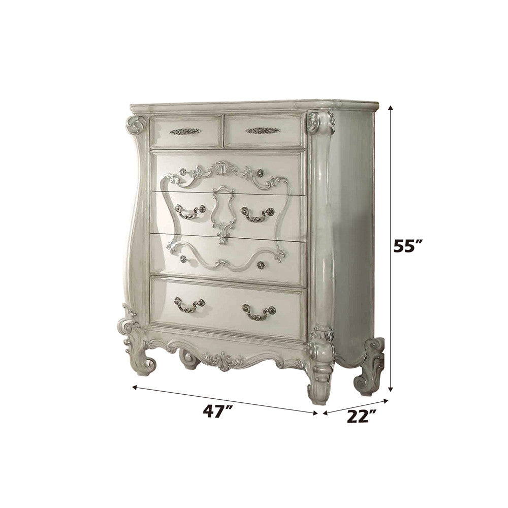ACME 21136 Versailles Chest, Bone White  2