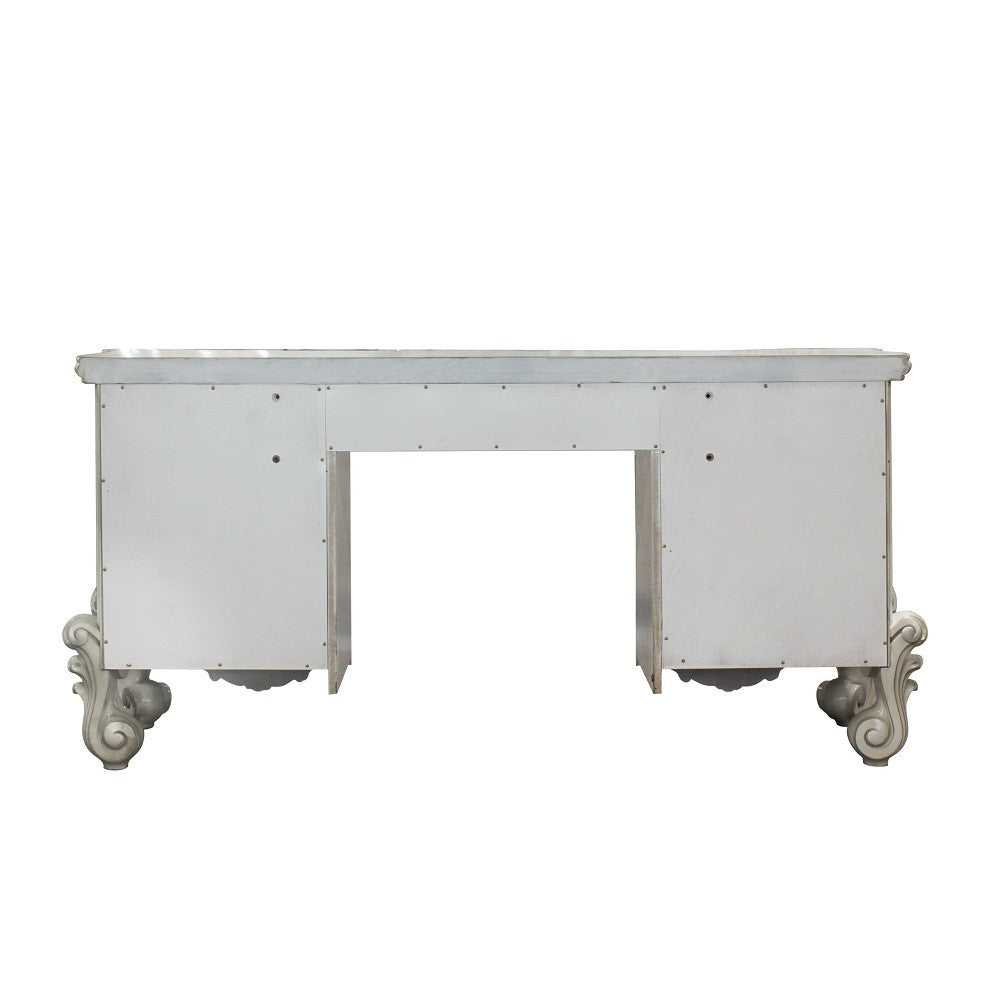 ACME 21137 Versailles Vanity Desk, Bone White  4