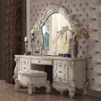 ACME 21137 Versailles Vanity Desk, Bone White