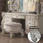 ACME 21137 Versailles Vanity Desk, Bone White  6