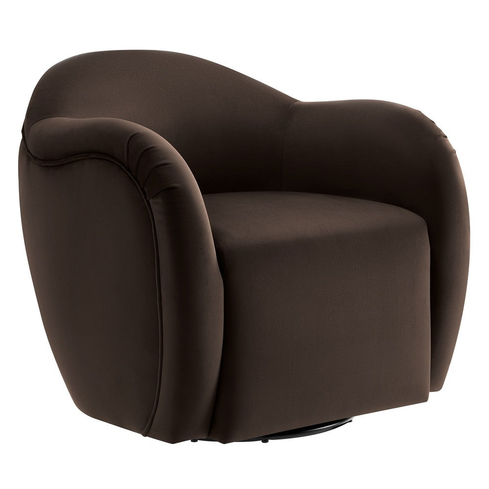Modway EEI-6959 Compose Performance Velvet Swivel Armchair
