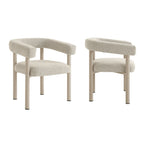 Modway EEI-6979 Nautica Outdoor Patio Aluminum Dining Armchairs Set of 2