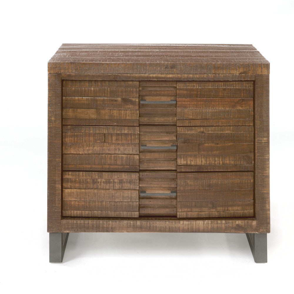 ACME 21293 Andria Nightstand, Reclaimed Oak